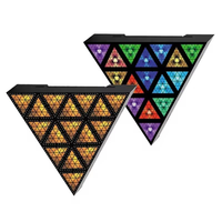 Barres lumineuses LED RGB 350W rétro triangulaires à assemblage antique, pour discothèques, salles de banquet, scènes de mariage, KTV