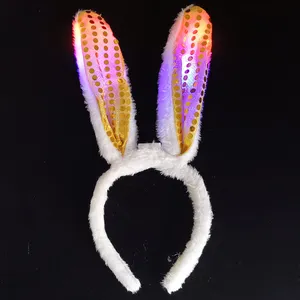 17cm led light up knipperen bunny oren
