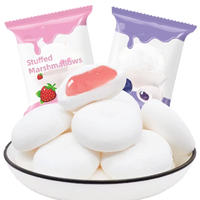 Fruit Centered Marshmallow Strawberry Blueberry Taste Chewy Confectionery For Daily Eating
