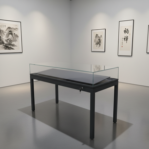 Vitrine de présentation de haute qualité en verre pour l'histoire du peinture et de la calligraphie anciennes - Product Image 1