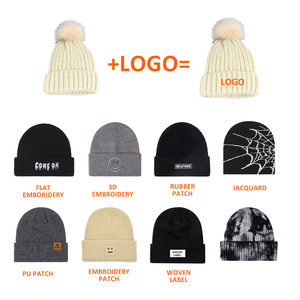 Wholesale Custom Warm Windproof Knitted Cap Womens Sik Lining Winter <strong>Beanie</strong> Satin Lined PomPom <strong>Beanie</strong> <strong>Hat</strong> - Product Image 4