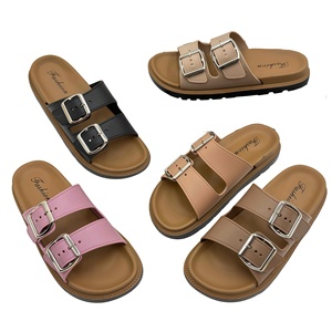 [Fabricant d'origine] Claquettes à double boucle style arabe, plateforme en PVC mat, usine d'Afrique, Chappal Selipar FCL 1800 - Product Image 3