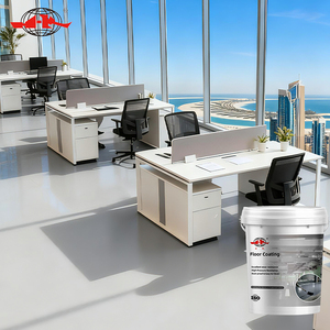 Kit de Revestimiento de Piso Epóxico Sólido 100% de Alto Brillo - Impermeable, Antideslizante, <span class=keywords><strong>Autonivelante</strong></span> para Efecto Mármol - Product Image 2