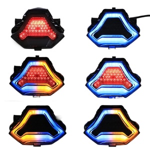 Feux arrière de <span class=keywords><strong>moto</strong></span> compatibles avec Yamaha Y15R25 R3 MT03 MT07, feux de freinage LED modifiés - Product Image 2