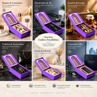 Boîte cadeau rigide magnétique personnalisée avec insert en EVA, logo en feuille d'or pour l'emballage de cosmétiques, parfums, bijoux, bougies