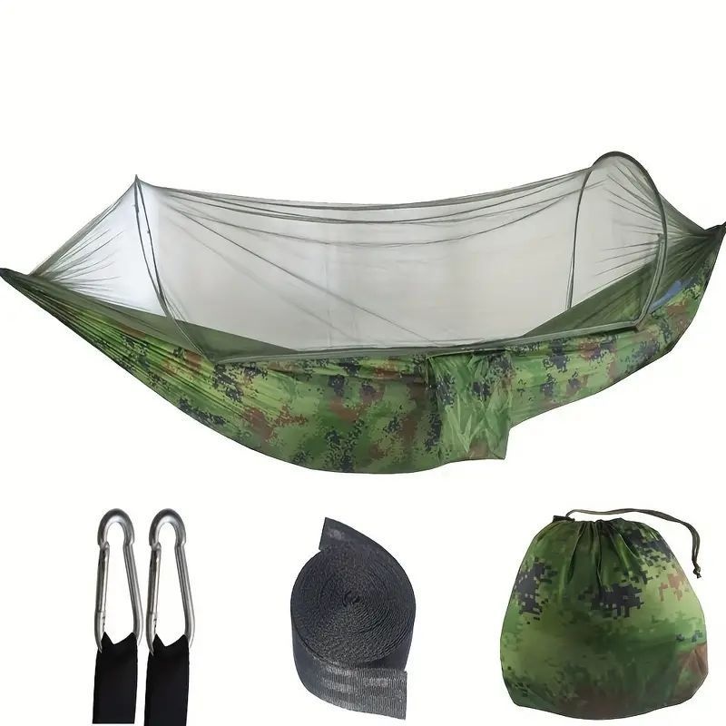 Automatic Anti Rollover Double Camping Hammock