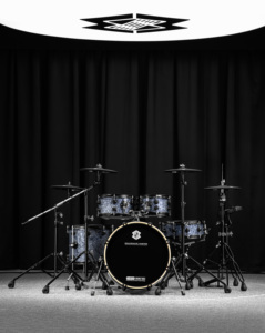 Batteria Elettronica Professionale Dual-Use di Alta Qualità con Design Combinato Reale, Pelli in PVC, <span class=keywords><strong>Grancassa</strong></span> Marca SOUNDWAVE MASTER - Product Image 1