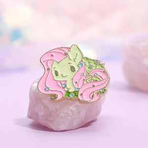 Keluaran baru Film kartun Anime kuda kecil pony pin kelepak lembut lencana logam Pin Enamel pakaian bros paduan pin kerah - Product Image 2