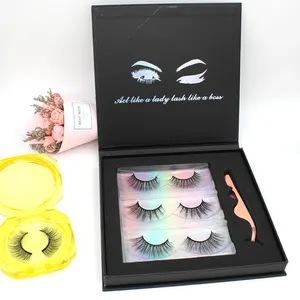 OEM eyelash extension kit natural looking eyelashes black featherlashes with great price