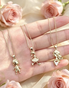Exquisite and Fashionable Jewelry Necklace Link <b>Chain</b> Cute Kids Accessories Joyeria Pendant Necklace - Product Image 2