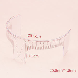 La migliore vendita di plastica Standard righello per sopracciglia righello di posizionamento del sopracciglio modellatura righello per il trucco permanente - Product Image 5