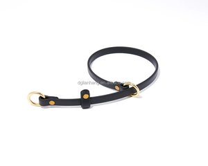 Sangle enduite de PVC en polyester imperméable de 1/2 pouces Matériel noir mat Collier d'entraînement antidérapant personnalisé pour l'entraînement quotidien - Product Image 6