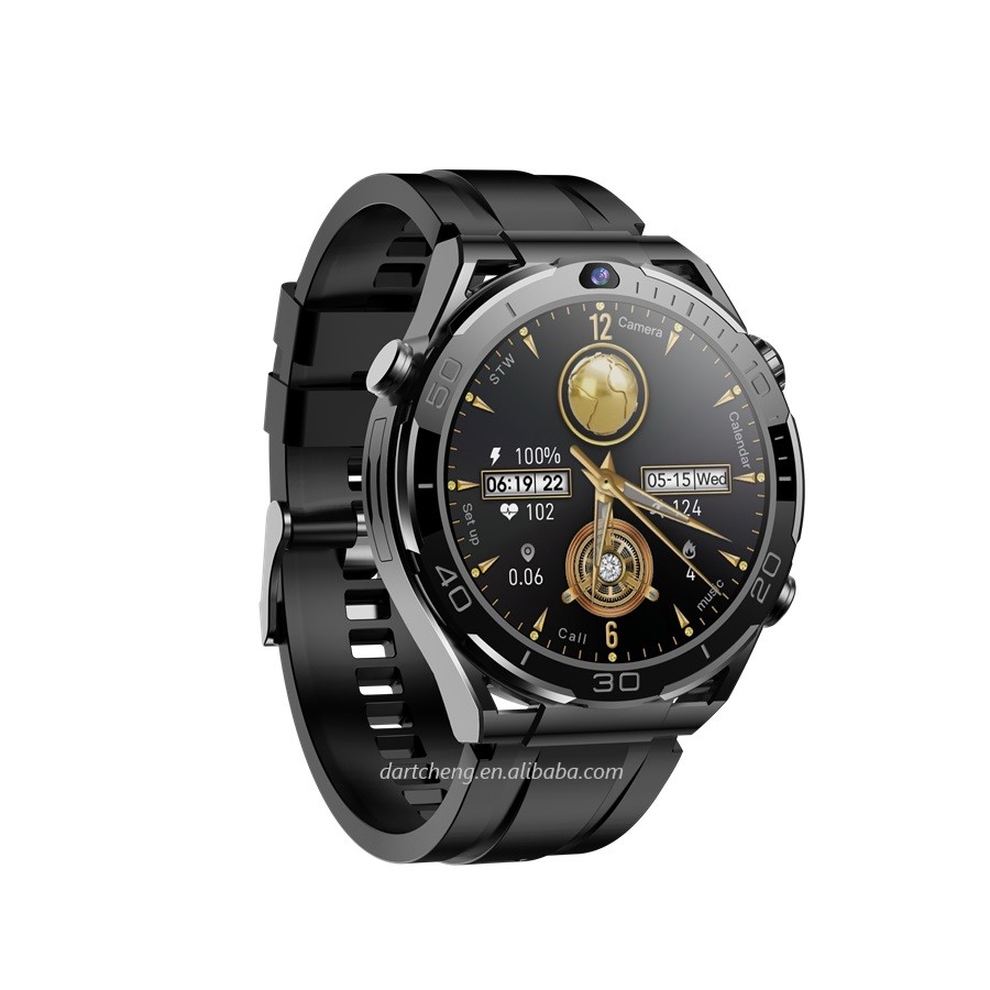 Orologio nero+cinturino in gomma nera