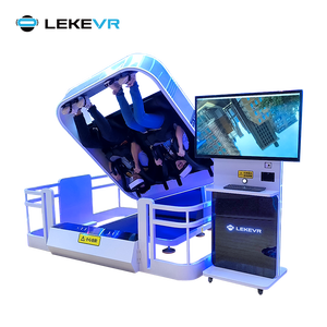 Œil-simulateur 360 de mise en <span class=keywords><strong>cache</strong></span> de jeu de cinéma de vol de la chaise 2 de simulateur de cinéma de vol de parc de LEKEVR 9D VR - Product Image 2