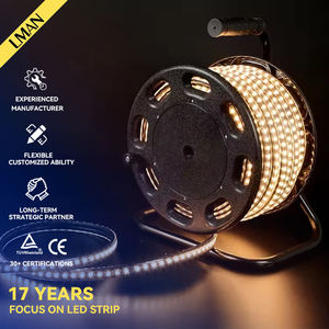 Bande lumineuse LED flexible de conception nordique, étanche IP65, avec certification EMC, 220V SMD2835, application pour projets - Product Image 1