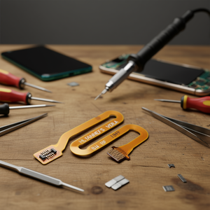 สำหรับหัวเว่ย P20 Lite สายอ่านลายนิ้วมือแบบยืดหยุ่น 8W BF HL1ANNEFS VERA เมนบอร์ดเชื่อมต่อ - Product Image 3