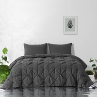 Prix d'usine, personnalisable, insert de couette en duvet de canard blanc pour hôtel, ultra doux, respirant, tissu en coton brodé, certifié OEKO-TEX