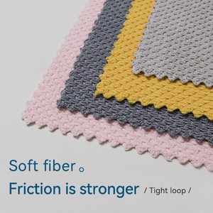 Biểu Tượng Tùy Chỉnh Nhanh Chóng Khô Thấm Dày Sợi Nhỏ Làm Sạch Vải Nhà Kính Tái Sử Dụng Sợi Nhỏ Nhà Bếp Khăn Cho Món Ăn - Product Image 3