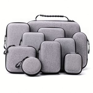 Étui de rangement rigide en EVA personnalisé pour accessoires d'outils de voyage en plein air, organisateur portable et durable, vente en gros - Product Image 3