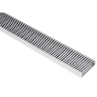 Grille de drainage en acier inoxydable 304 316, anti-corrosion, pour drain de sol, couvercle de drain linéaire de cuisine, grille d'évier, taille personnalisée