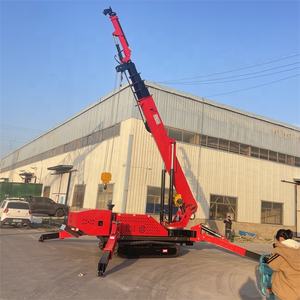 Nouvelle grue araignée hydraulique miniature JN-SPT de Chine, motorisée, capacité 8T, hauteur de levage 21m, pour levage intérieur - Product Image 2