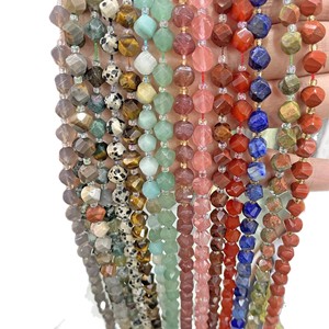 8mm Twisted Crystal <strong>Agate</strong> <strong>Beads</strong> with Tiger Eye and Green Aventurine DIY Jewelry Making <strong>Bead</strong> Supplies for Bracelets Necklaces - Product Image 5