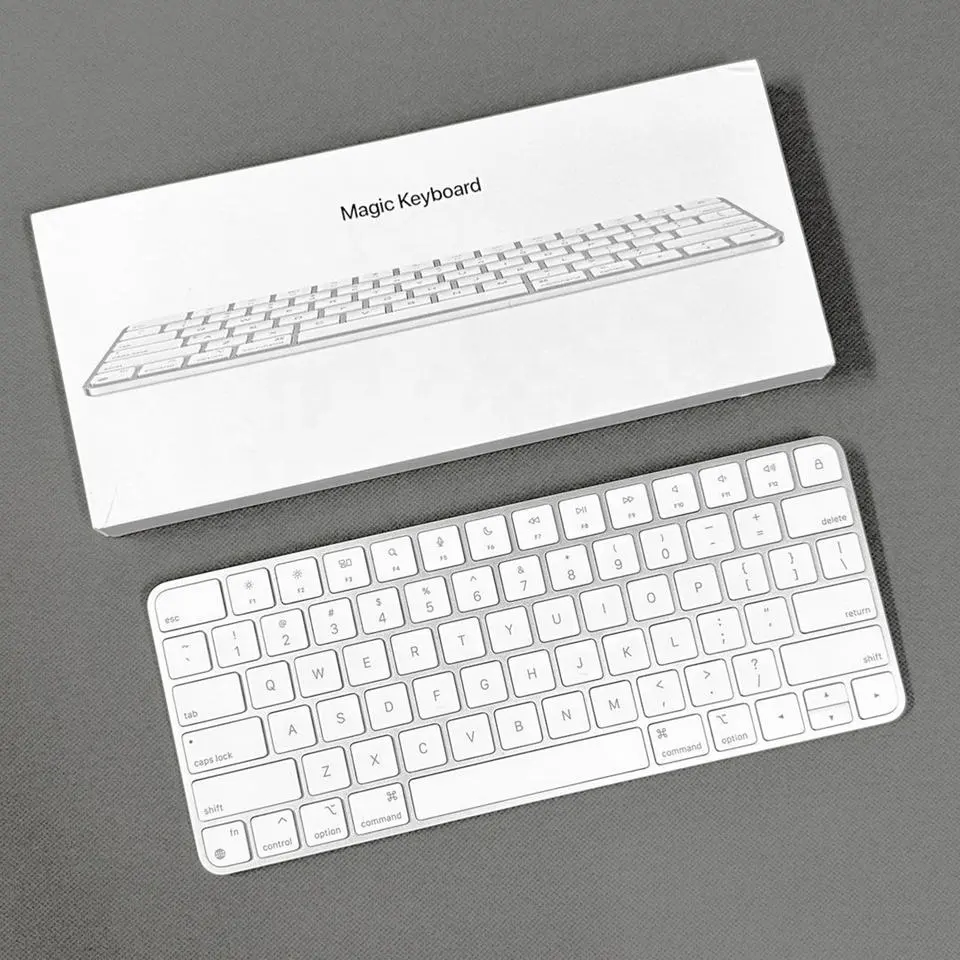 Беспроводная зарядная клавиатура для Apple Magic keyboard с сенсорным ID и числовой клавиатурой для Mac