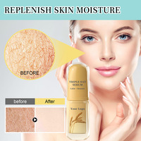 Soin du visage personnalisé à l'or 24 carats anti-âge et éclaircissant à l'extrait d'escargot, avec des extraits de plantes naturelles pour raffermir et lifter