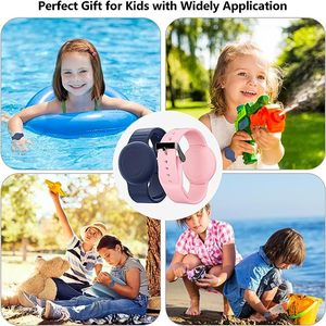 Bracelet de montre pour enfants étanche sport pour <span class=keywords><strong>Airtag</strong></span> Bracelet en silicone pour enfant pour <span class=keywords><strong>Apple</strong></span> <span class=keywords><strong>AirTag</strong></span> support léger Bracelet de montre pour enfants - Product Image 5