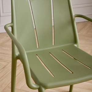 Sedia da pranzo per la casa, sedia semplice con schienale per caffetteria, hotel, sala riunioni, balcone - Product Image 2