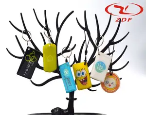 Chaves RFID ABS de alta qualidade Mini etiqueta NFC personalizável em branco ou com logotipo Chaves RFID para impressão de tela em massa Top-Ranking