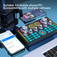 Console de mixage audio professionnelle Q7 avec suppression du bruit pour interfaces XLR, batterie 1800 mAh pour sonorisation en direct