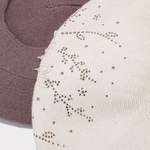 หมวกเบเร่ต์สไตล์วินเทจฝรั่งเศส ขนาดเล็ก สดใส ประดับดอกไม้ถัก งานศิลปะ สำหรับผู้หญิง ใช้ได้ทั้งในชีวิตประจำวันและกิจกรรมกลางแจ้ง - Product Image 5