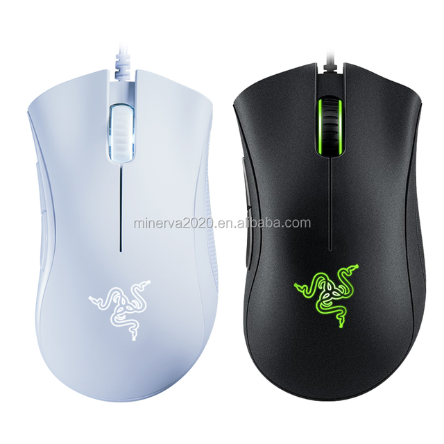 Ergonomic Original Razer Deathadder Wired Game Mouse Essential 6400 DPI Optical Professional Grade Gaming Mouse