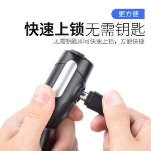 Candado de cable para bicicleta Yueli de 1.2m, 1.5m, 1.8m, cable de acero con revestimiento de PVC, duradero y antirrobo para bicicleta, bicicleta de montaña y motocicleta. - Product Image 5