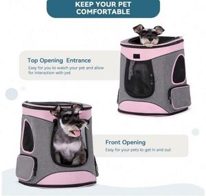 Free Sample Breathable <b>Dog</b> Pet <b>Backpack</b> <b>Carrier</b> Pets <b>Backpack</b> Bag for Travel - Product Image 5
