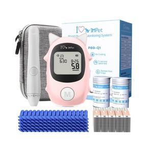Nouveau glucomètre certifié ISO 15197 calibré par un vétérinaire pour chats et chiens avec arrêt automatique sans débogage - Product Image 1