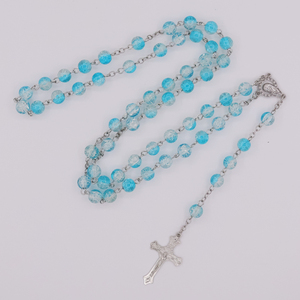 Collar <span class=keywords><strong>de</strong></span> Perlas <span class=keywords><strong>de</strong></span> la Virgen María Católica Cristiana al por Mayor, Joyería Fina, <span class=keywords><strong>Dios</strong></span> Bendiga, Rosario <span class=keywords><strong>de</strong></span> Oración - Product Image 4