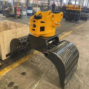 360 graden draaibare motor-aangedreven roosterklem accessoire voor graafmachines met steengrijper voor graafmachines van 4-40 ton - Product Image 6