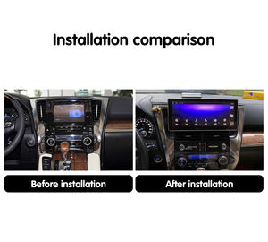 12.3 ''Android <span class=keywords><strong>autoradio</strong></span> pour Toyota Alphard H30 Lexus LM 2015-2021 voiture Navigation GPS multimédia DVD sans fil CarPlay unité principale - Product Image 3