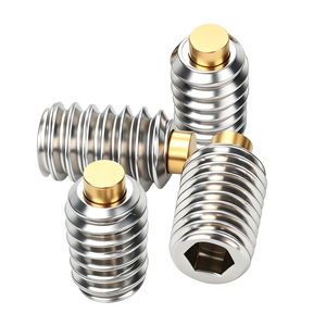 Tornillo de fijación puntiagudo de latón y acero inoxidable SUS304 angloamericano 1/2-13*1in--10-24 (32)*1in M3-M10 de acero al carbono 12.9 ennegrecido OEM - Product Image 2