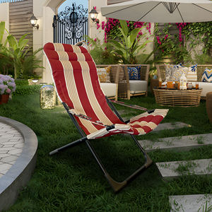 Chaise Lounge Sillas reclinables para dormir Back Aluminio Beach Lounge Chair - Product Image 6