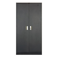 Meubles de bureau modernes, armoire de rangement en métal avec étagères réglables pour une organisation efficace à l'école et à la salle de sport