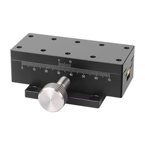 LGX60-C 60x60mm X piattaforma di spostamento manuale dell'asse micrometro tavolo scorrevole in acciaio - Product Image 4