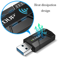Carte réseau USB EDUP AC1200, adaptateur Wifi USB sans fil 1200 Mbps, produit très vendu