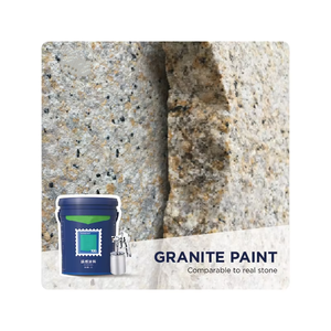 Nouvelle Conception Écologique Qihang Peinture Liquide Acrylique Effet Pierre Calcaire pour Application au Pinceau Revêtement Bâtiment - Product Image 3