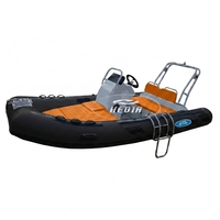 Bateau pneumatique à coque rigide en aluminium Hypalon Hedia CE Rib 430 cm de Hedia