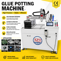 Máquina Automática de Encolado con Pegamento AB, Sistema de Dispensación de Resina Epoxi de Dos Componentes, Equipo de Encolado Industrial de Alta Eficiencia