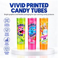 Tube d'emballage en aluminium et plastique haute barrière, anti-fuite, avec bouchon à vis, impression UV personnalisée pour confitures et confiseries