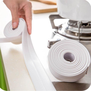 Rollos de cinta a prueba de moho para cocina y baño, tira de sellado de esquinas impermeable de PVC para protección de esquinas de fregadero, encimera, inodoro y pared - Product Image 2